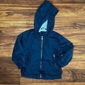 Baby Gap Blue Lightweight Windbreaker Jacket Navy Blue Size 18-24 Months